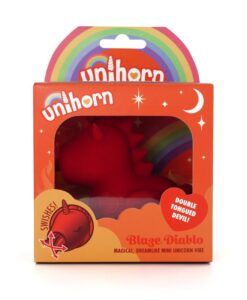 【最後1盒】Unihorn 獨角獸十字按摩器（酒紅色）