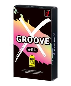 岡本 Groove X 雙重潤滑緊貼型乳膠安全套 6片裝（日版）