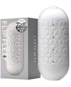 【新品上架】TENGA FLIP FLEXY 極彈雙環真空式飛機杯（白色）（可重用）