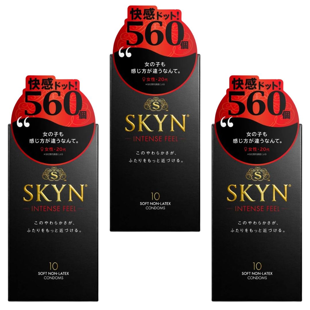 【3盒裝】SKYN 日本版 Intense feel 凸點 iR安全套 10片裝