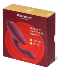 【最後一盒】Womanizer Duo 2 酒紅色雙重震動吸啜器