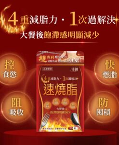 川御 速燒脂 (30粒)｜體重管理配方｜代謝平衡｜體態管理