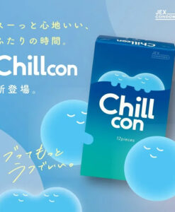 日本 JEX Chillcon 冰感舒緩超潤滑乳膠安全套 (12片裝)