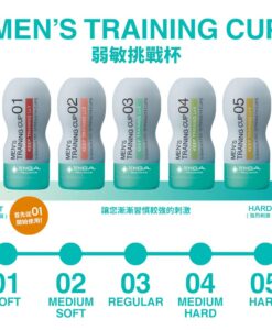 【延時必選】TENGA MEN’S TRAINING CUP [KEEP TRAINING / 持久訓練杯] 一套5個