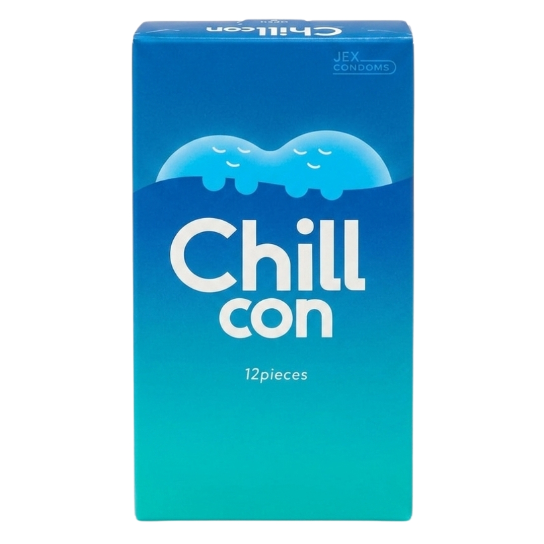 日本 JEX Chillcon 冰感舒緩超潤滑乳膠安全套 (12片裝)